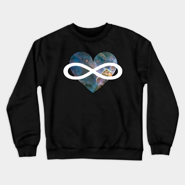 Infinite Love Crewneck Sweatshirt by sambeawesome